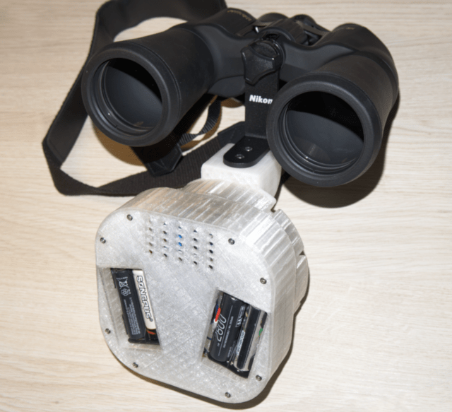 Binocular store stabilizer device